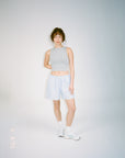 Cotton Boxer Shorts Sea Blue Stripe