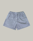 Cotton Boxer Shorts Sea Blue Stripe