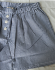 Cotton Boxer Shorts Sea Blue Stripe
