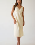 Organic Cotton Midi Slip Dress Butter