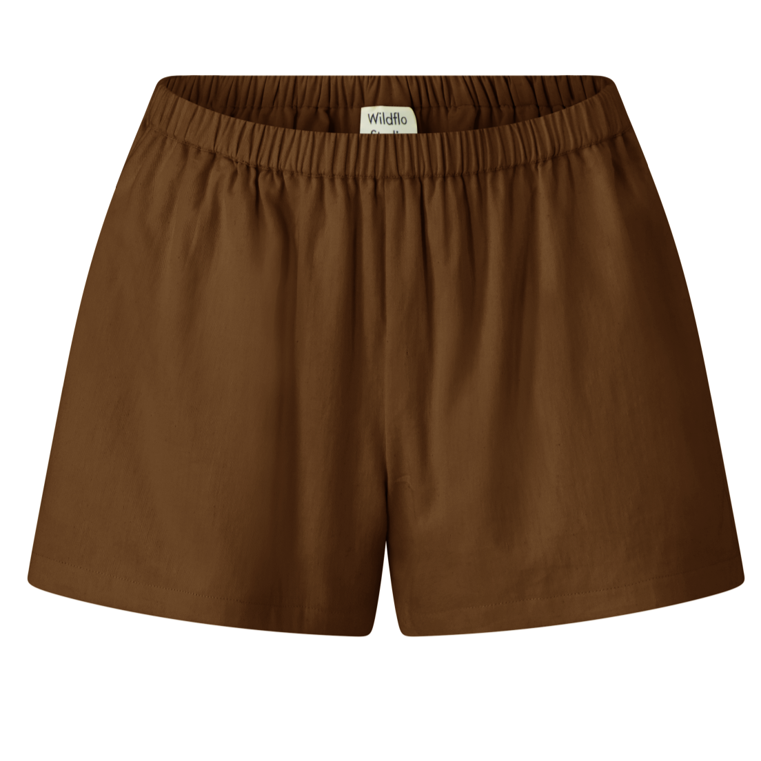 Organic Cotton Lined Shorts Toffee