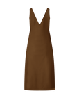 Organic Cotton Midi Slip Dress Toffee