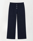 Rib Boxer Pants Navy