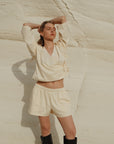 Organic Cotton Lined Shorts Butter