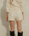 Organic Cotton Lined Shorts Butter