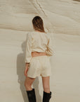Organic Cotton Lined Shorts Butter