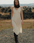 Organic Cotton Midi Slip Dress Butter