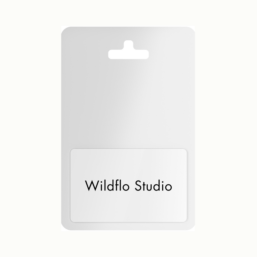 Tarjeta de regalo de estudio Wildflo
