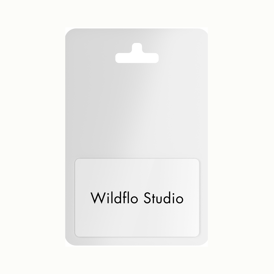 Tarjeta de regalo de estudio Wildflo