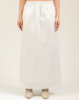 Poplin Maxi Skirt White (Mislabeled)