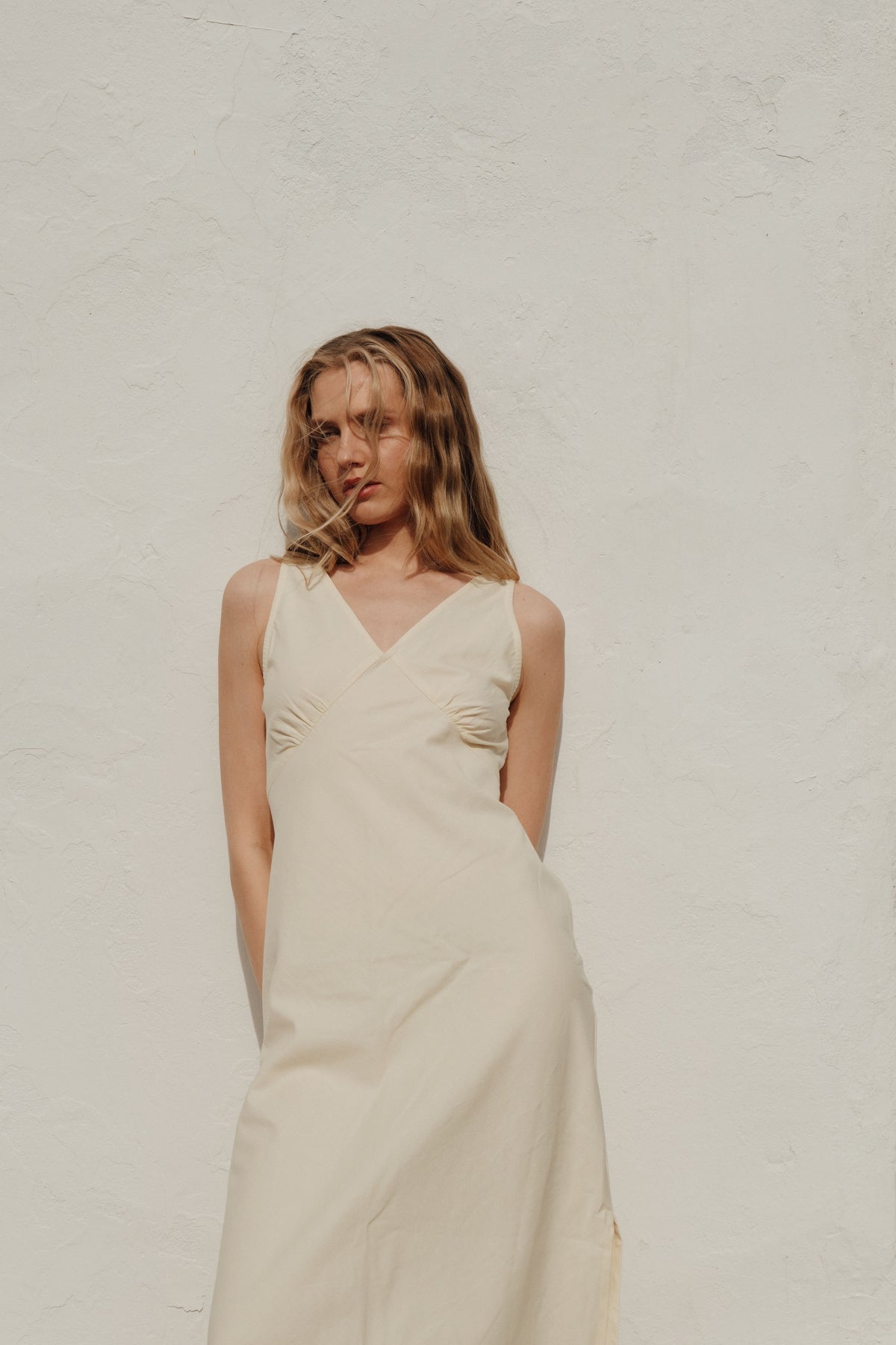 Solo Midi Dress Butter main image 1