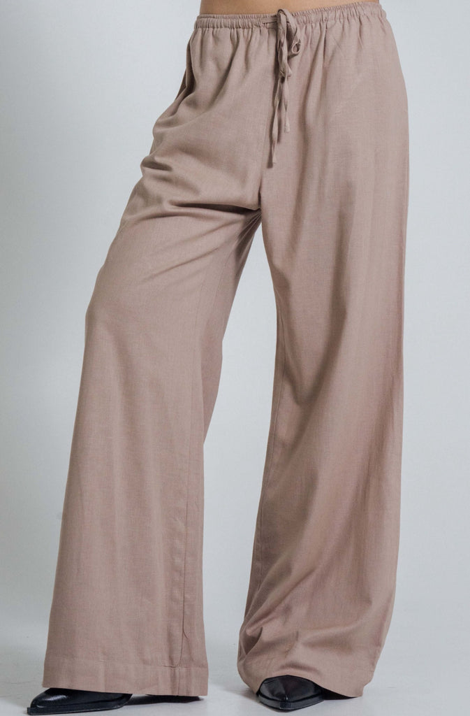 Linen Pants Taupe