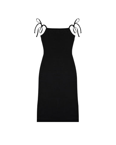 Strappy Midi Dress Jet