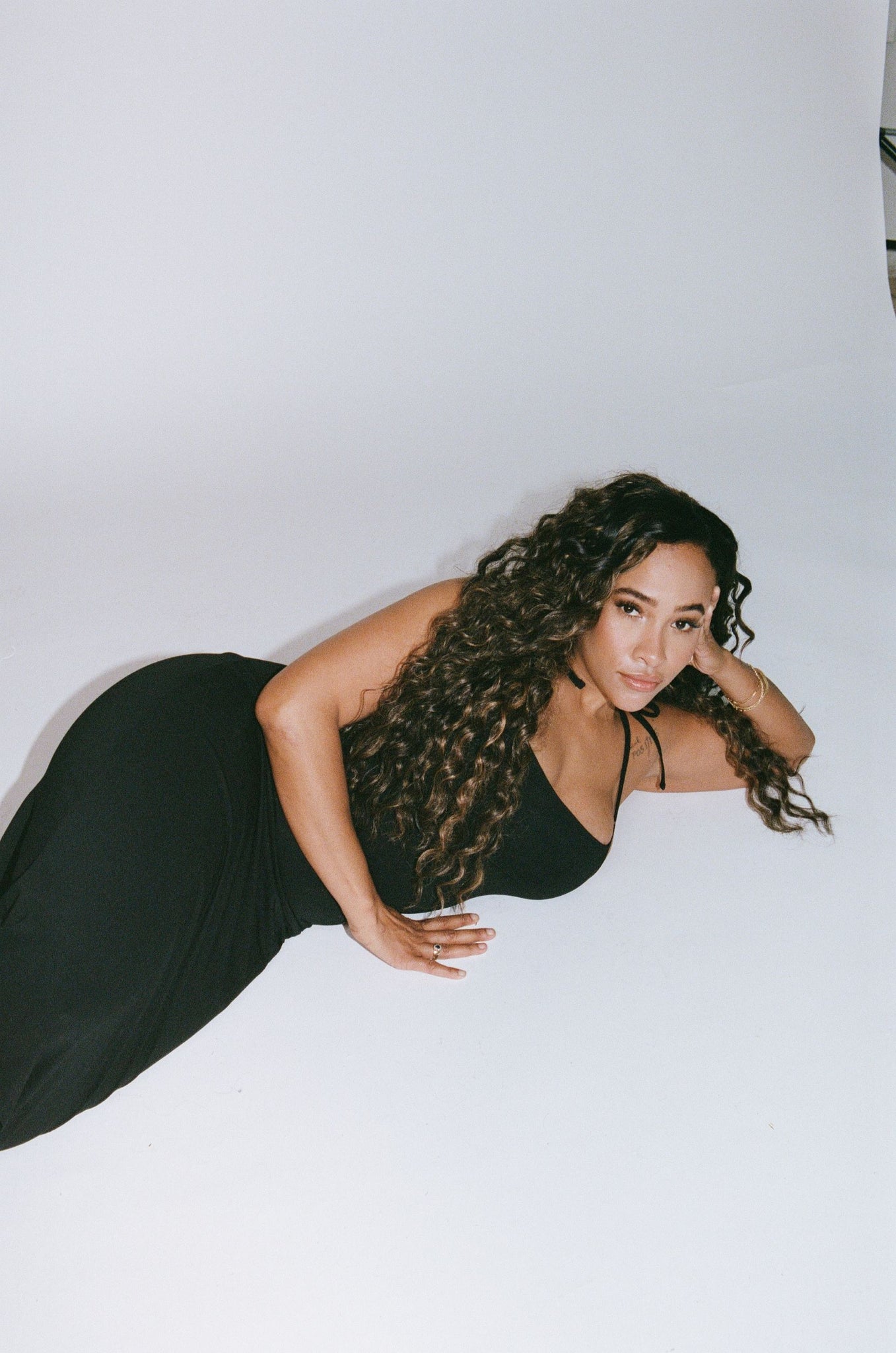 Strappy Midi Dress Jet
