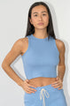 Ribbed Tank Cornflower