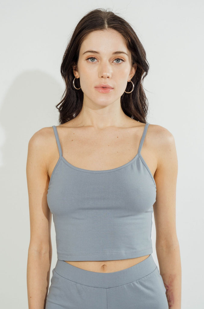 Camisole Débardeur Bleu Acier