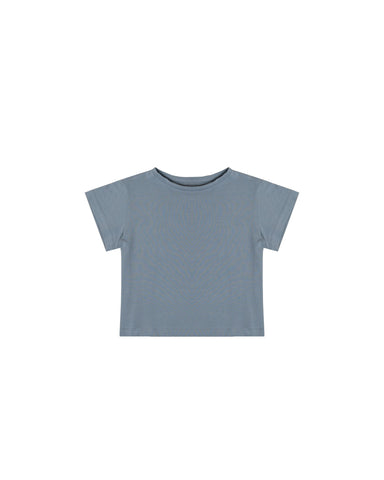 Baby Tee Steel Blue