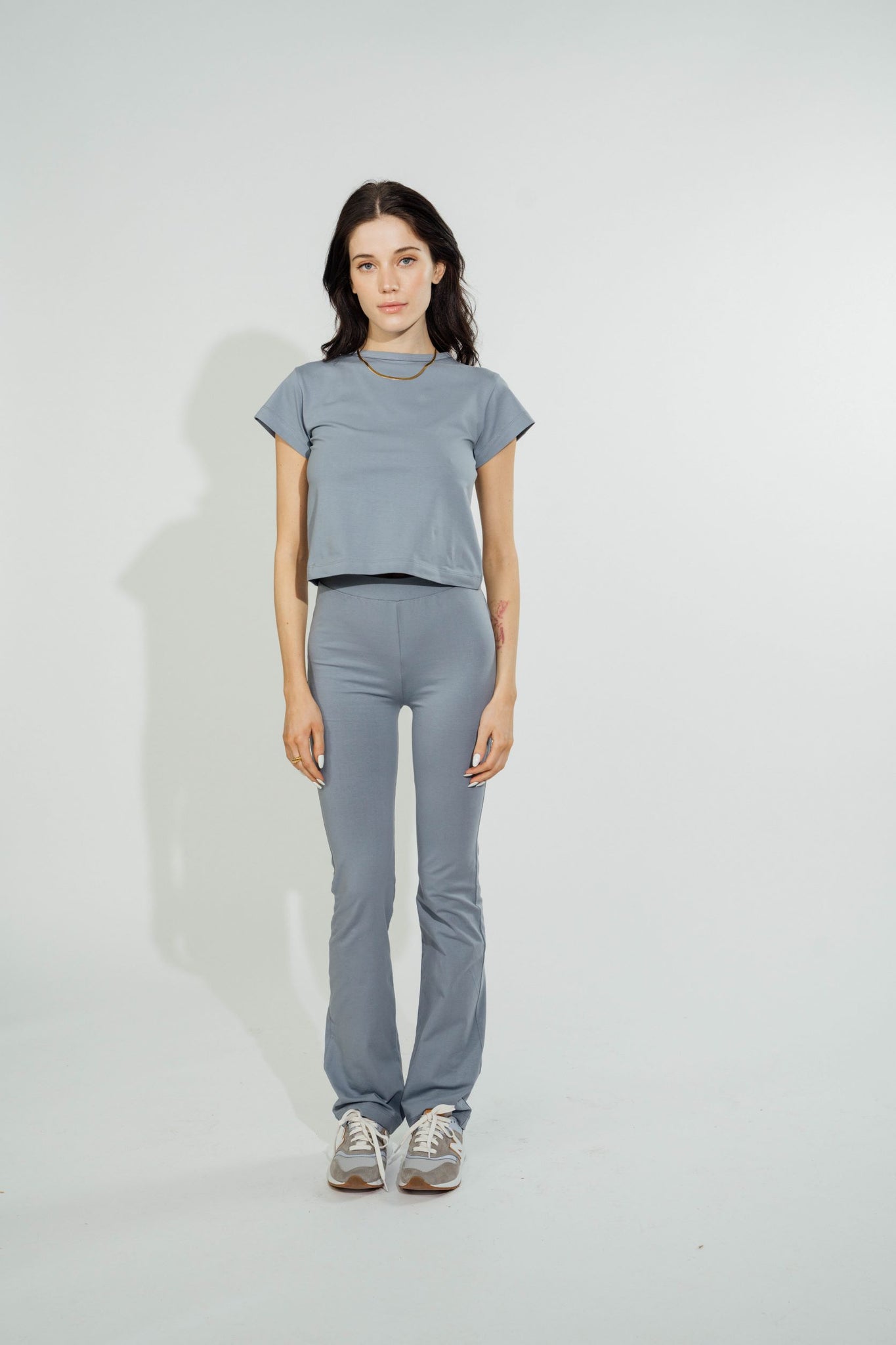 Baby Tee Steel Blue