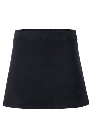 Ribbed Mini Skirt Jet Black