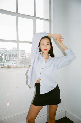 Poplin Shirt Light Blue